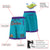 Custom Aqua Purple Personalized Basketball Shorts