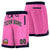 Custom Pink Navy Personalized Basketball Shorts