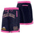 Custom Navy Pink Personalized Basketball Shorts