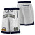 Custom Gray Navy Personalized Basketball Shorts