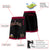 Custom Black Maroon Personalized Basketball Shorts