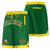 Custom Kelly Green Gold-2 Personalized Basketball Shorts