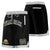 Custom Black Gray Personalized Basketball Shorts