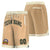 Custom Khaki Cream Personalized Basketball Shorts