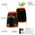 Custom Black Orange Personalized Basketball Shorts