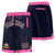 Custom Navy Pink Personalized Basketball Shorts