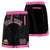 Custom Black Pink Personalized Basketball Shorts