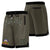 Custom Olive Black Personalized Basketball Shorts