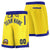 Custom Gold-2 Royal-1 Personalized Basketball Shorts