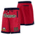 Custom Red Navy Personalized Basketball Shorts