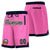 Custom Pink Navy Personalized Basketball Shorts