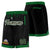 Custom Black Kelly Green Personalized Basketball Shorts