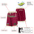 Custom Maroon Cream Personalized Basketball Shorts