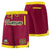 Custom Maroon Gold-2 Personalized Basketball Shorts