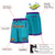 Custom Aqua Purple Personalized Basketball Shorts