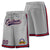 Custom Gray Red-Navy Sport Basketball Shorts