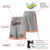 Custom Gray Orange-White Sport Basketball Shorts