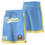 Custom Royal Gold-2 White Sport Basketball Shorts