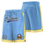 Custom Royal Gold-2 White Sport Basketball Shorts