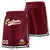 Custom Maroon Black-White Sport Basketball Shorts