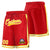 Custom Red Gold02-White Sport Basketball Shorts