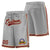 Custom Gray Brown-Khaki Sport Basketball Shorts