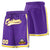 Custom Purple Gold02-White Sport Basketball Shorts