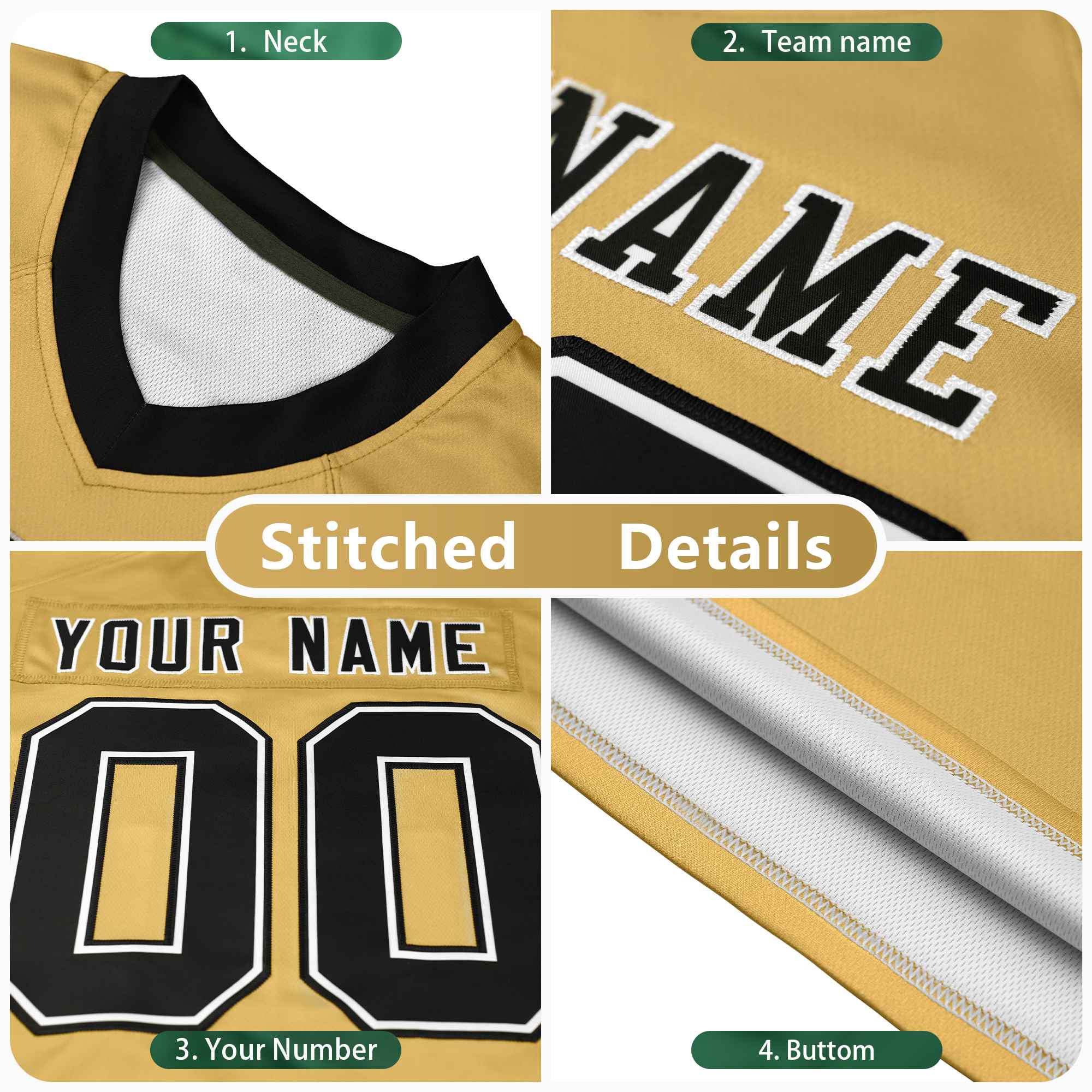 Custom Red Gold-White-Gold Mesh Drift Fashion Football Jersey