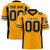 Custom Yellow Black Mesh Drift Fashion Football Jersey