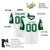 Custom White Kelly Green Mesh Authentic Football Jersey