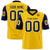 Custom Gold Navy Mesh Authentic Football Jersey