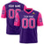 Custom Purple Pink Mesh Authentic Football Jersey