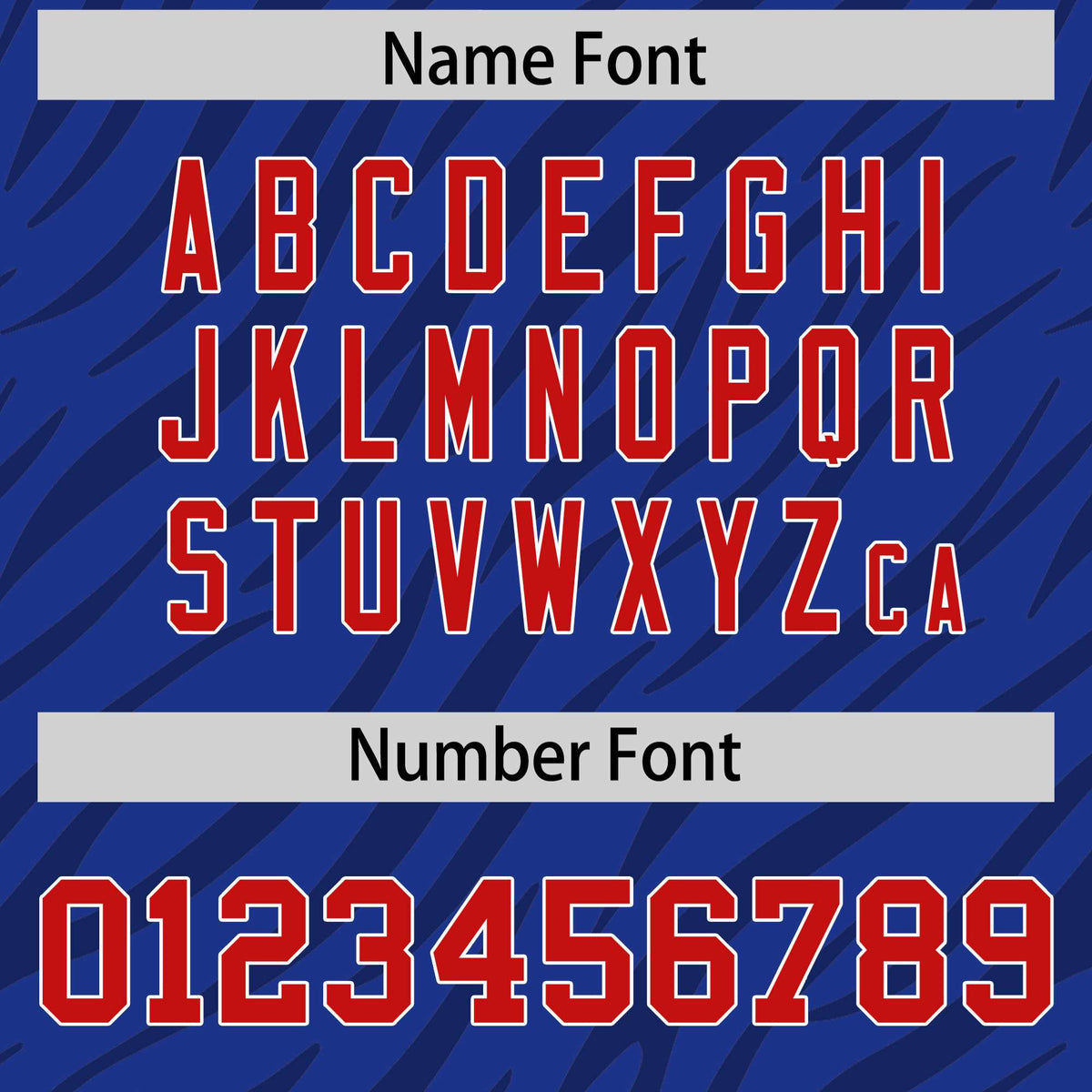 Custom Royal Blue Dark Gray Personalized Tiger Stripe Graffiti Pattern Authentic Football Jersey