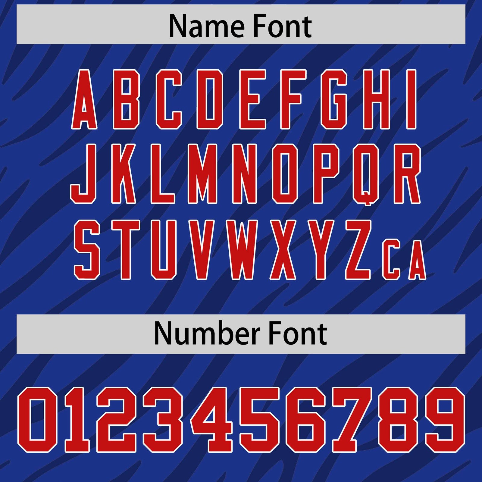 Custom Royal Blue Dark Gray Personalized Tiger Stripe Graffiti Pattern Authentic Football Jersey