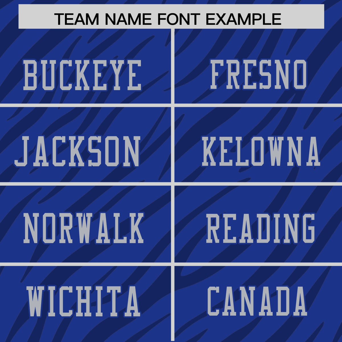 Custom Royal Blue Dark Gray Personalized Tiger Stripe Graffiti Pattern Authentic Football Jersey