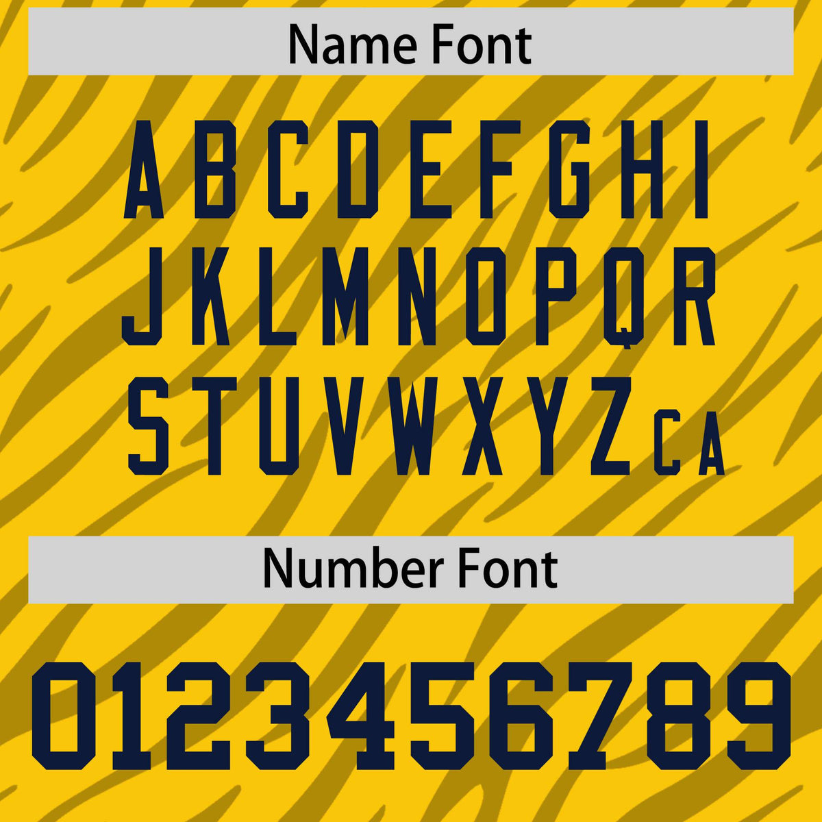 Custom Yellow Gray Personalized Tiger Stripe Graffiti Pattern Authentic Football Jersey