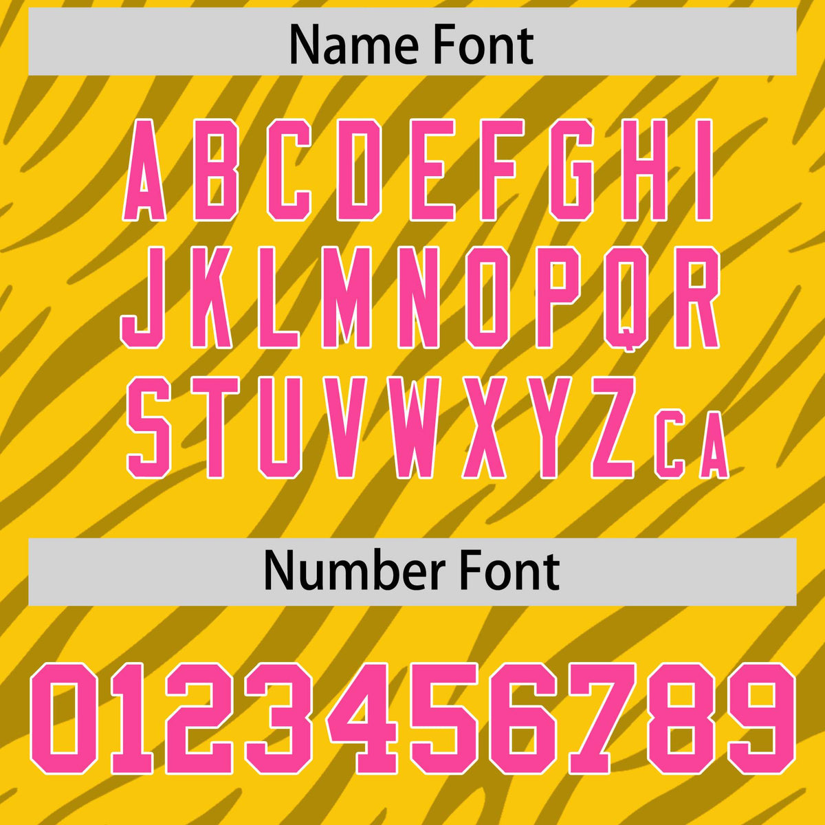 Custom Yellow Gray Personalized Tiger Stripe Graffiti Pattern Authentic Football Jersey