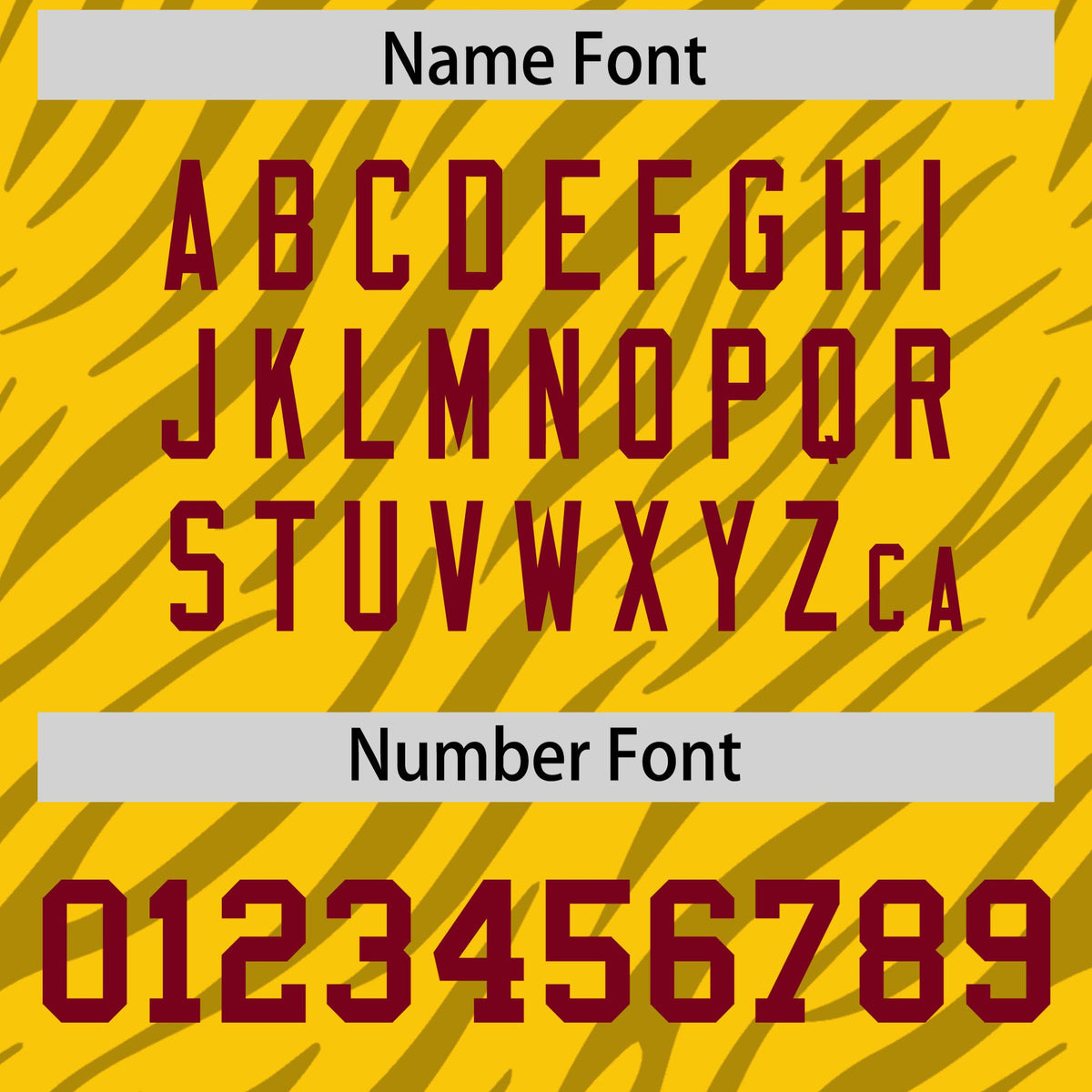 Custom Yellow Gray Personalized Tiger Stripe Graffiti Pattern Authentic Football Jersey