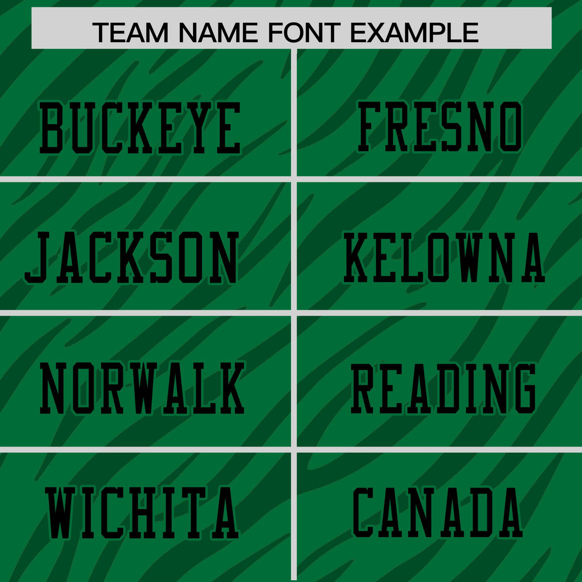 Custom Kelly Green Gray Personalized Tiger Stripe Graffiti Pattern Authentic Football Jersey