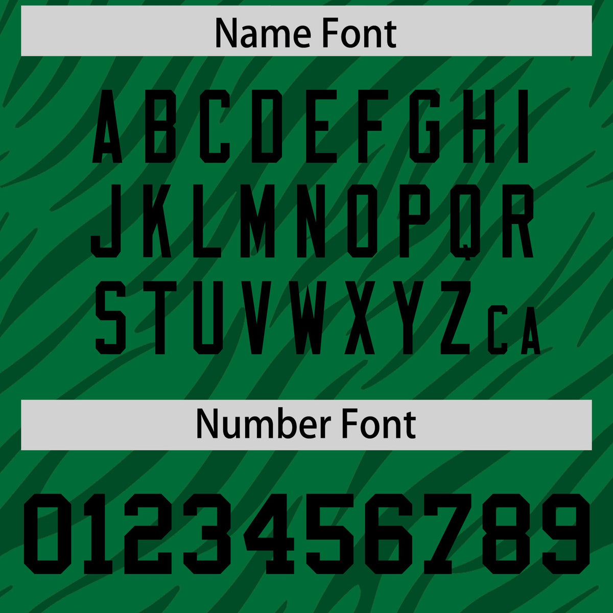 Custom Kelly Green Gray Personalized Tiger Stripe Graffiti Pattern Authentic Football Jersey