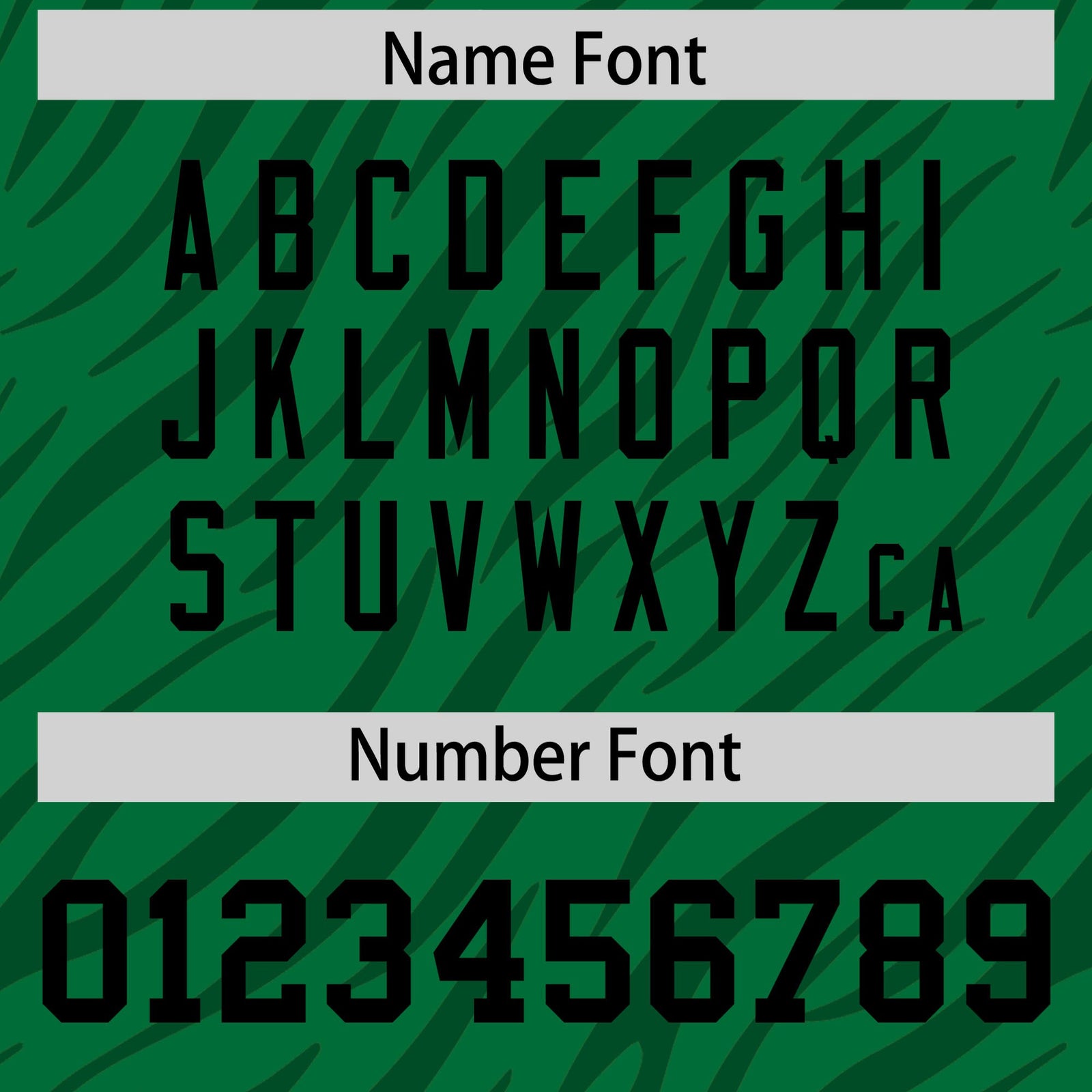 Custom Kelly Green Gray Personalized Tiger Stripe Graffiti Pattern Authentic Football Jersey