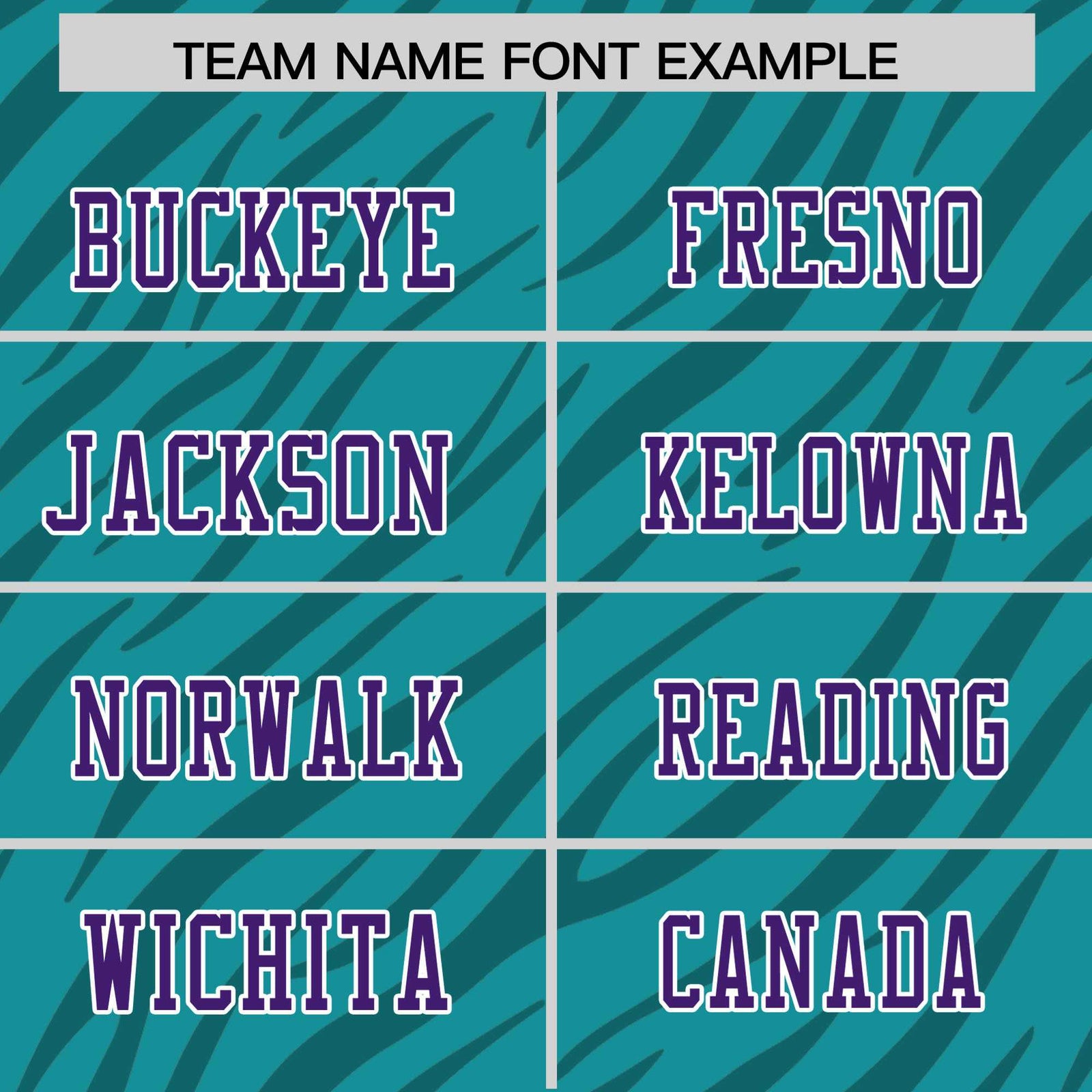 Custom Aqua Purple Personalized Tiger Stripe Graffiti Pattern Authentic Football Jersey