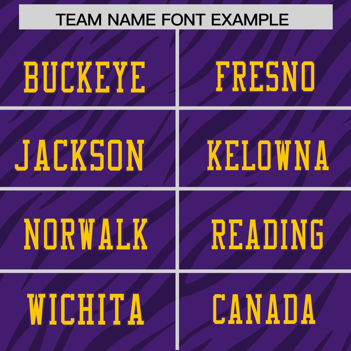 Custom Purple Yellow Personalized Tiger Stripe Graffiti Pattern Authentic Football Jersey