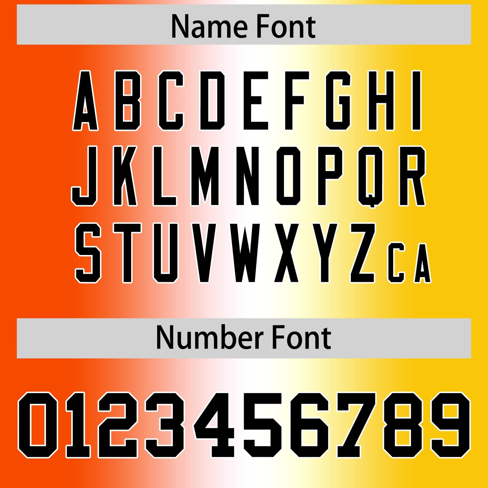 Custom Orange White-Gold01 Personalized Gradient Fashion Authentic Football Jersey