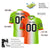 Custom Orange White-Neon Green Personalized Gradient Fashion Authentic Football Jersey