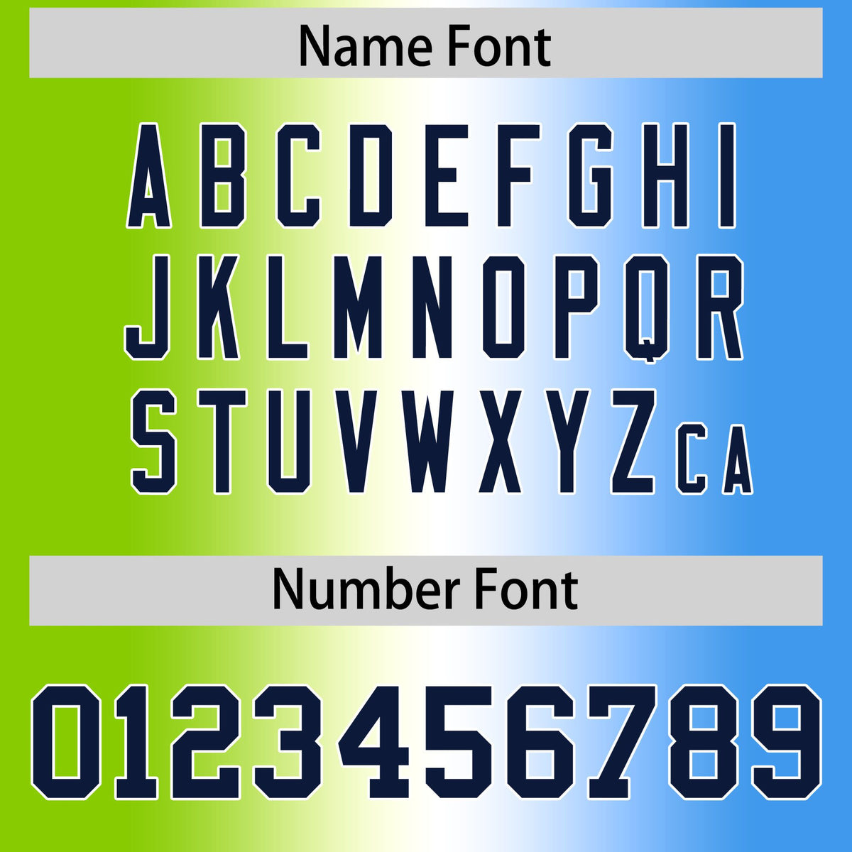 Custom Neon Green White-Powder Blue Personalized Gradient Fashion Authentic Football Jersey