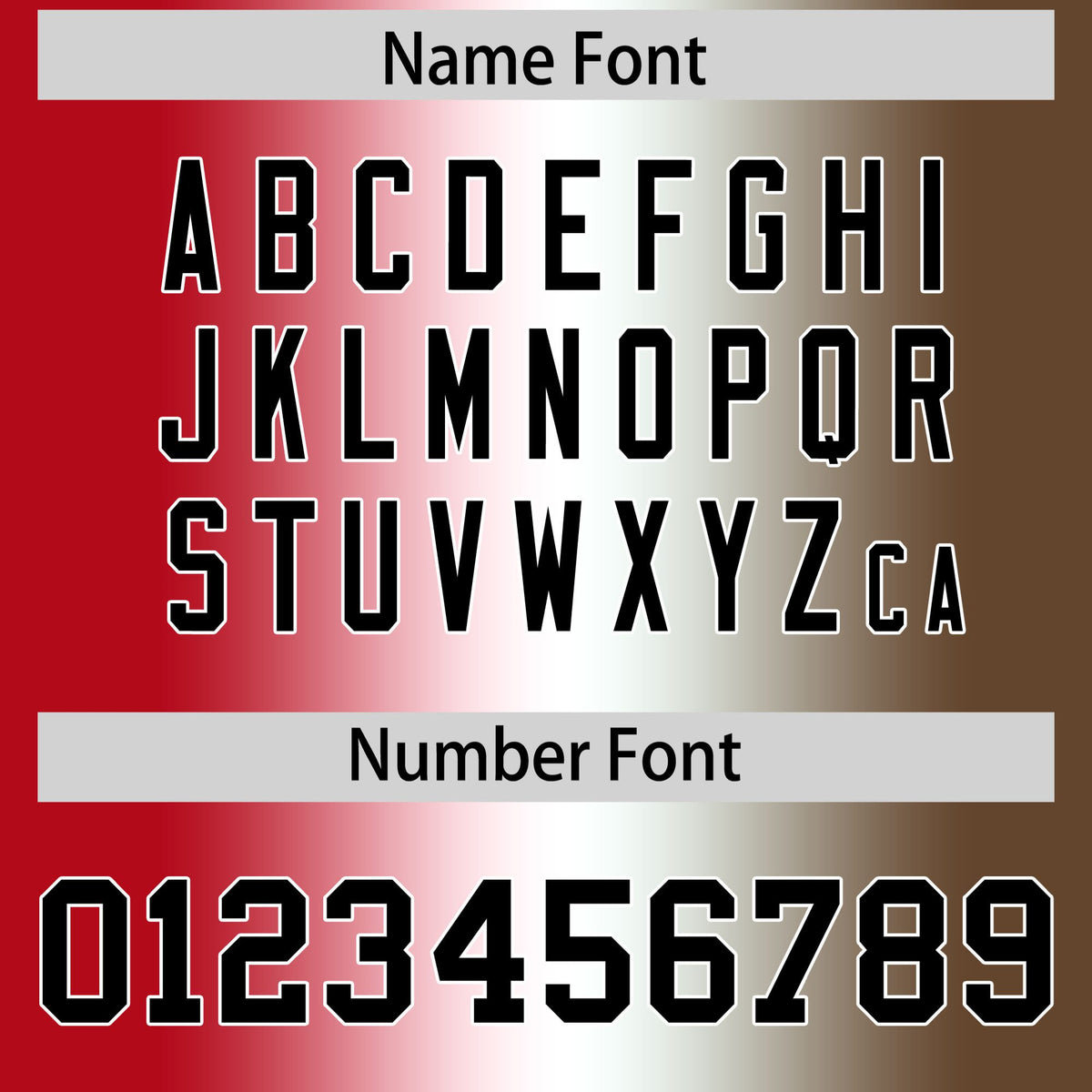 Custom Red White-Brown Personalized Gradient Fashion Authentic Football Jersey