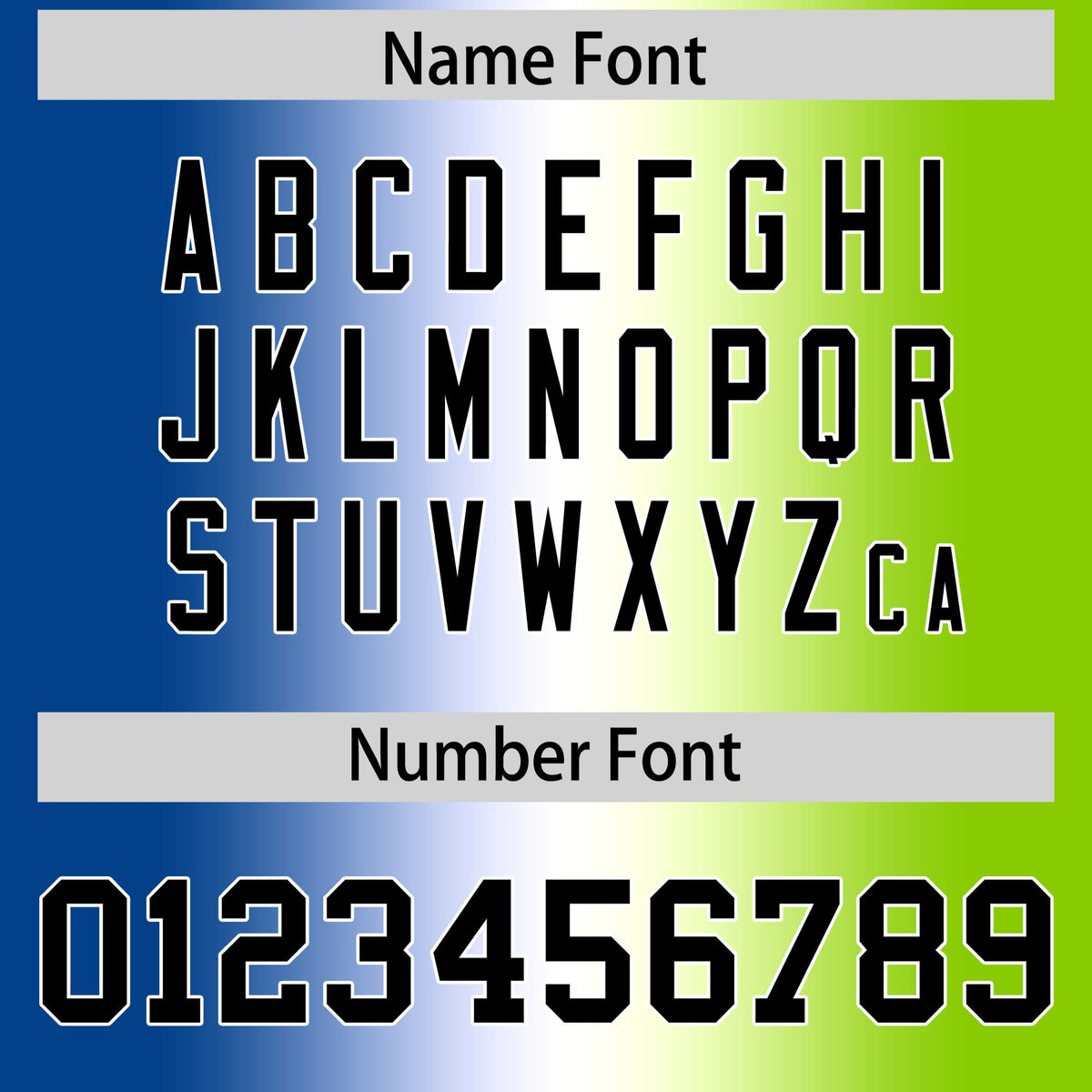 Custom Royal Blue White-Neon Green Personalized Gradient Fashion Authentic Football Jersey