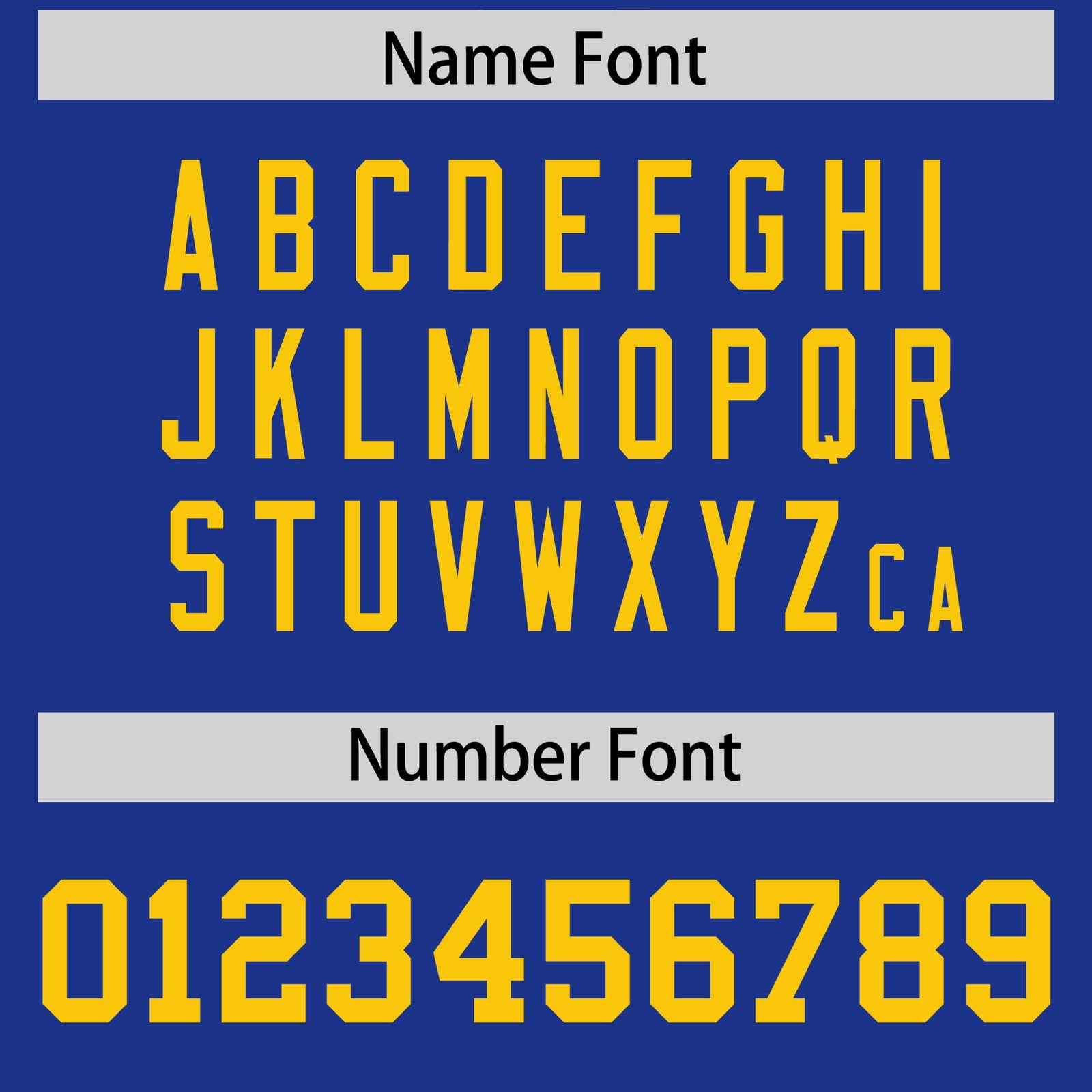 Custom Royal Blue Gold Personalized Shoulder Star Pattern Authentic Football Jersey