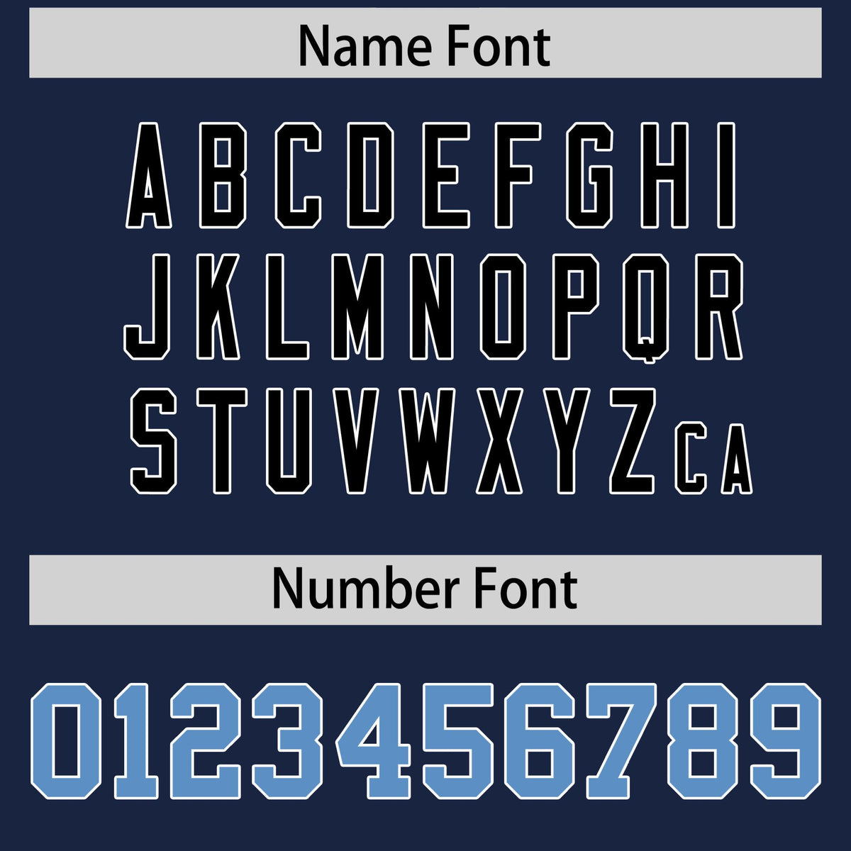 Custom Navy Powder Blue Personalized Shoulder Star Pattern Authentic Football Jersey